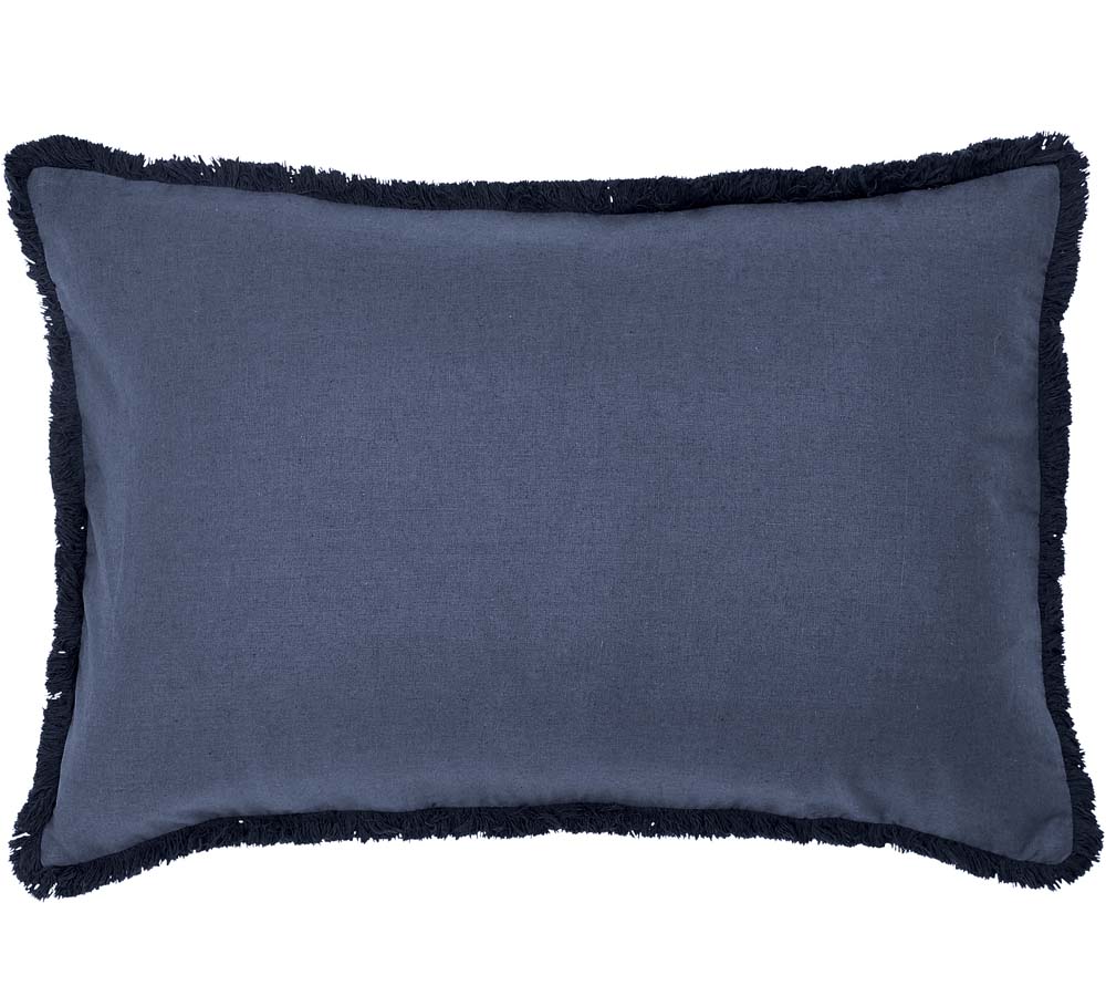 Linen Cotton Blue Cushion